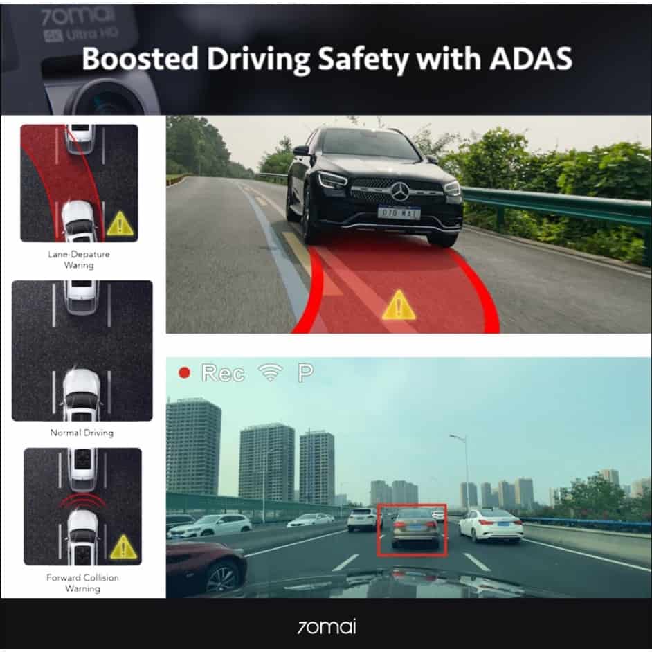 70mai Dash Cam 4K A800S - Image 4