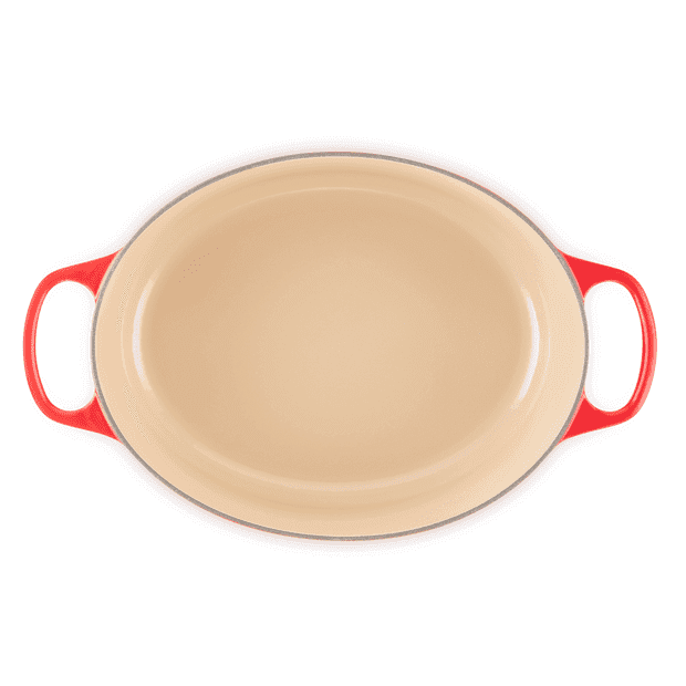 Le Creuset Signature Cast Iron 31cm Oval Casserole - Imej 2