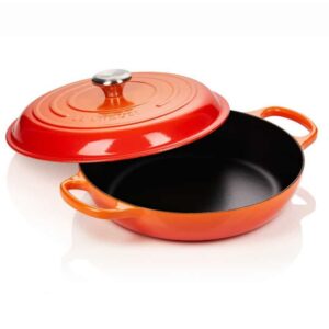 Le Creuset Signature Cast Iron 30cm Shallow Casserole (Black Interior)