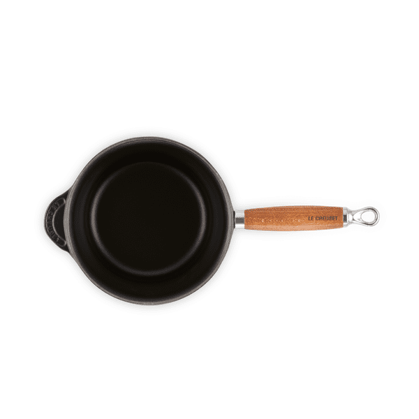 Le Creuset Cast Iron 18cm Saucepan Wooden Handle - Image 5