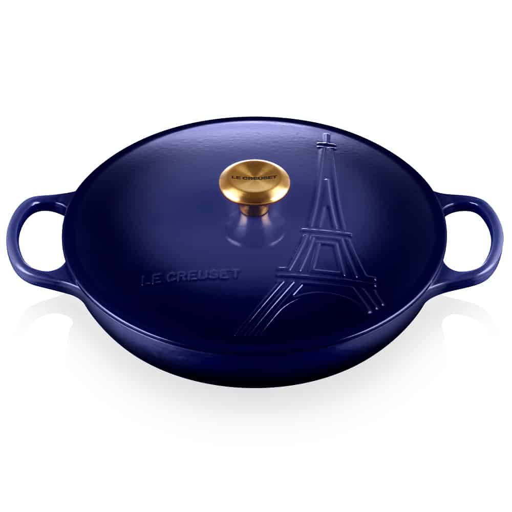 Le Creuset Eiffel Tower Cast Iron 30cm Shallow Casserole Limited Edition - Image 3