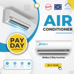 Midea 2.0hp Wall Type Inverter R32