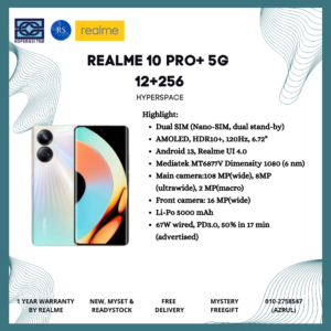 [RS] REALME 10 PRO PLUS 5G 8+128GB