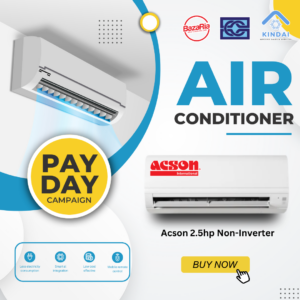 Acson 2.5hp Wall Type Non-Inverter R32