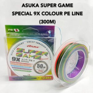 BRAIDED LINE ASUKA SUPER GAME SPECIAL 9X COLOUR PE (300M)