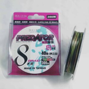 BULLZEN PREDATOR HYPER PE 8 BRAIDED LINE M/COLOR (300M)