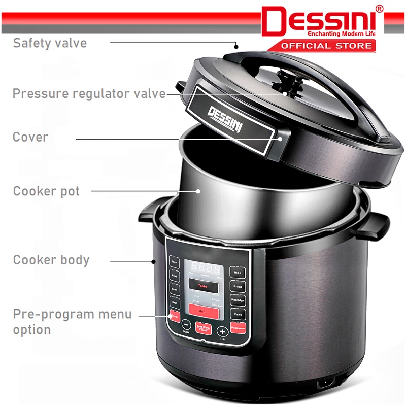Dessini DS-H372 Pressure Cooker - Image 2