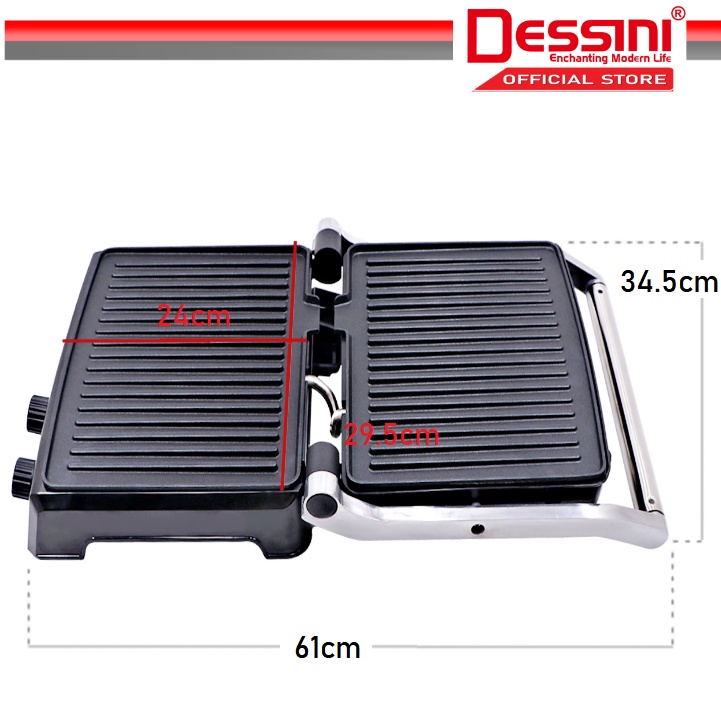 Dessini DS-215S Sandwich Maker - Image 2