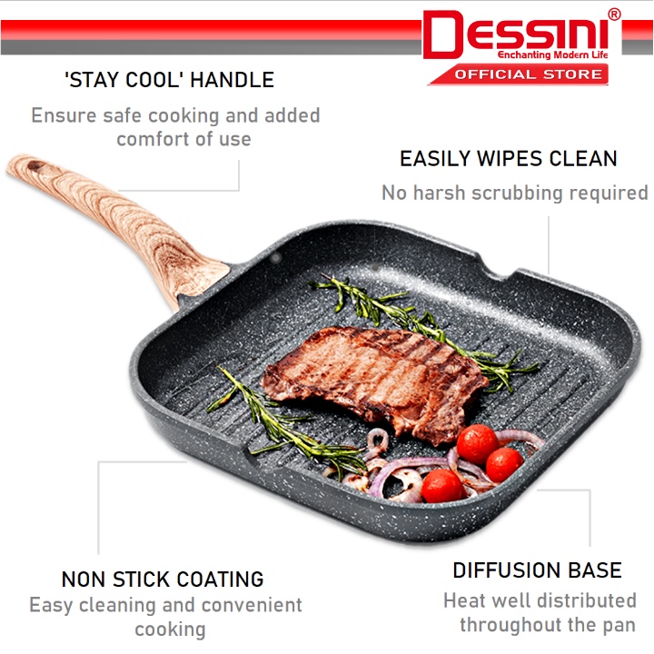 Dessini NSP-28 Natural Stone Grill Pan - Image 3
