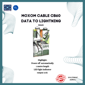 [RS]MOXOM CABLE CB60 DATA TO LIGHTNING