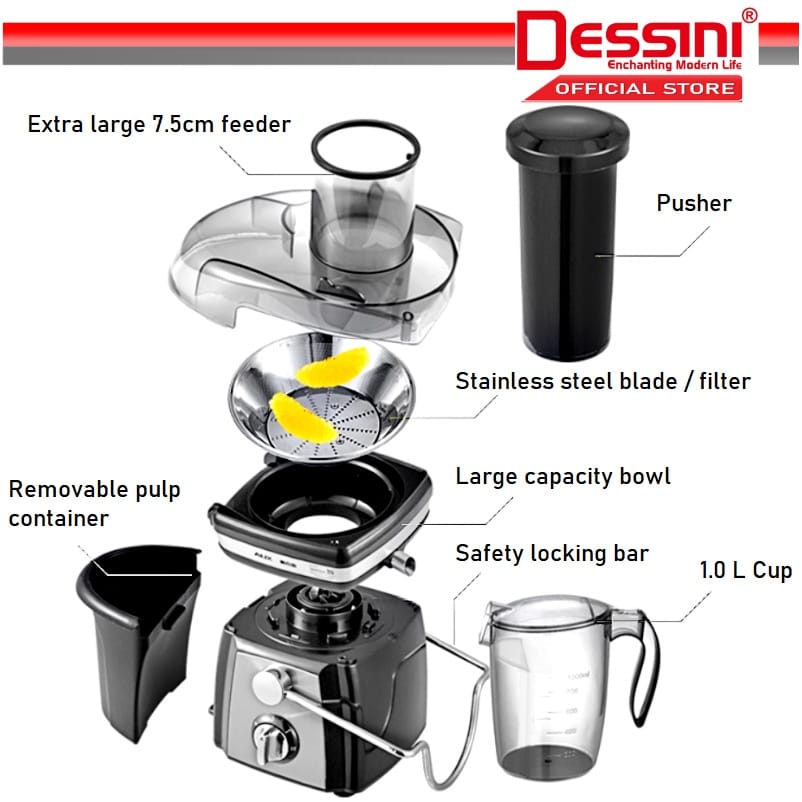 Dessini DS-299G Juicer - Imej 3