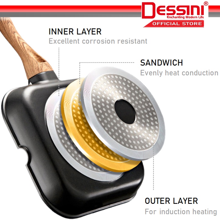 Dessini NSP-28 Natural Stone Grill Pan - Image 5