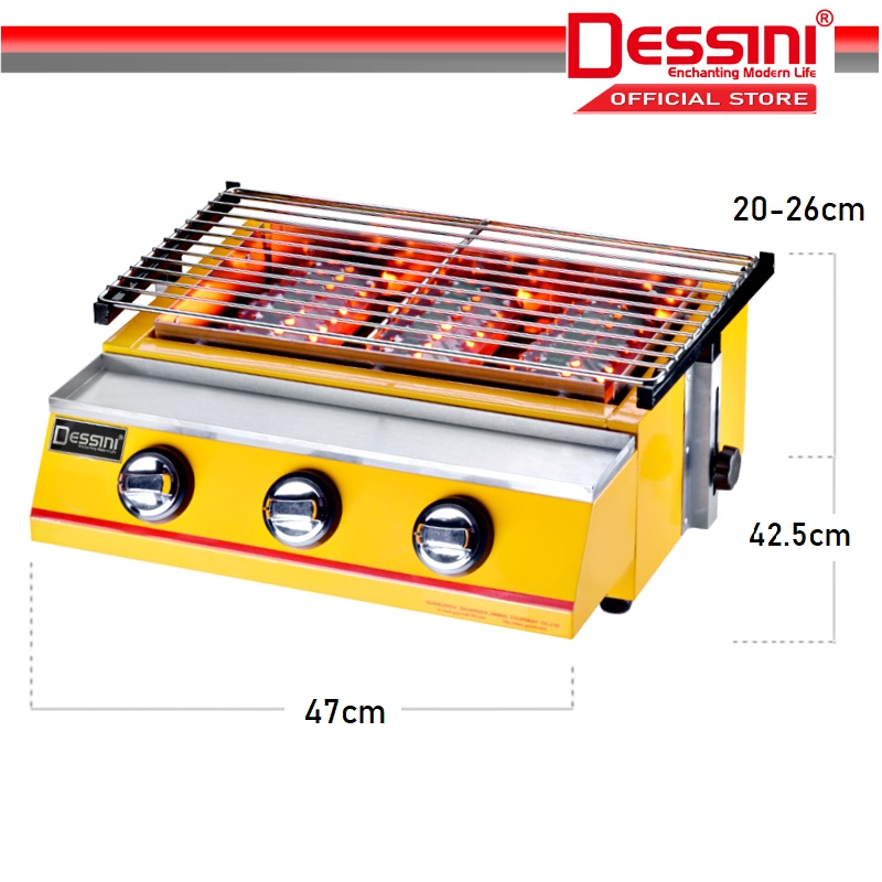 SHUANGCHI GAS BBQ ( 3 Head ) - Image 2