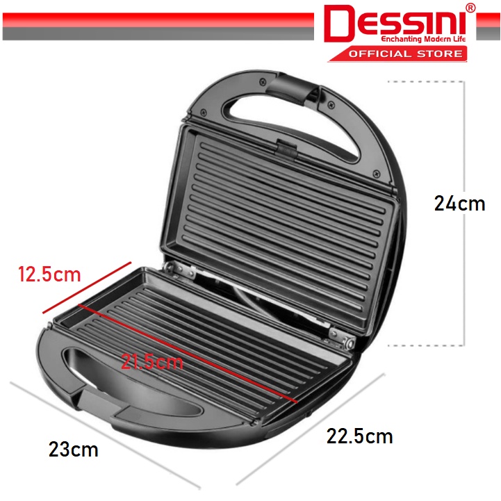 Dessini DS-417A Sandwich Maker - Image 2