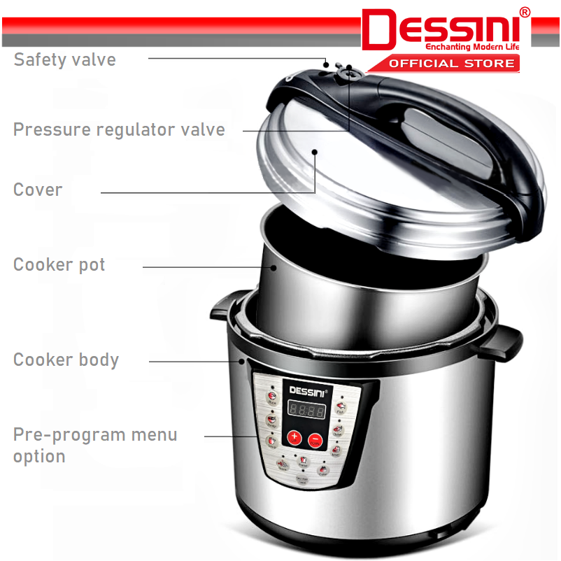 Dessini DS-377 Pressure Cooker - Image 2