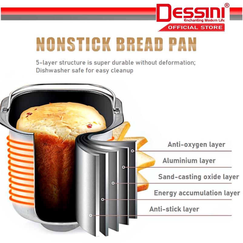 Dessini BM11 Bread Maker - Image 7