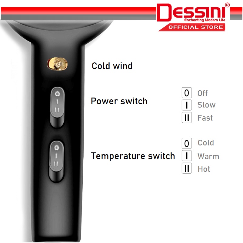 Dessini DS-5582 Hair Dryer - Image 3