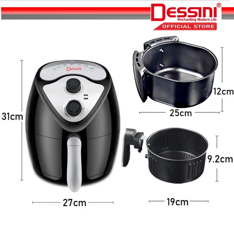 Dessini KS-05M Air Fryer - Imej 2