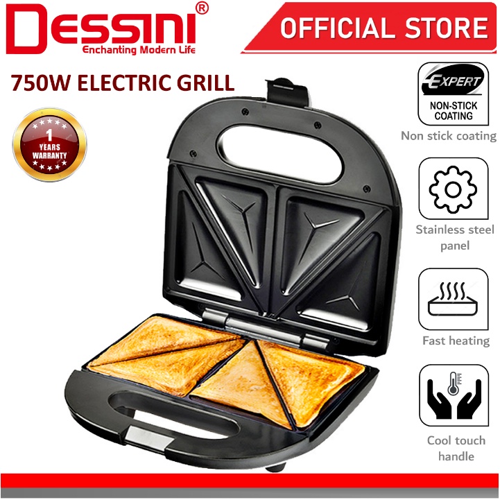 Dessini DS-417B Sandwich Maker
