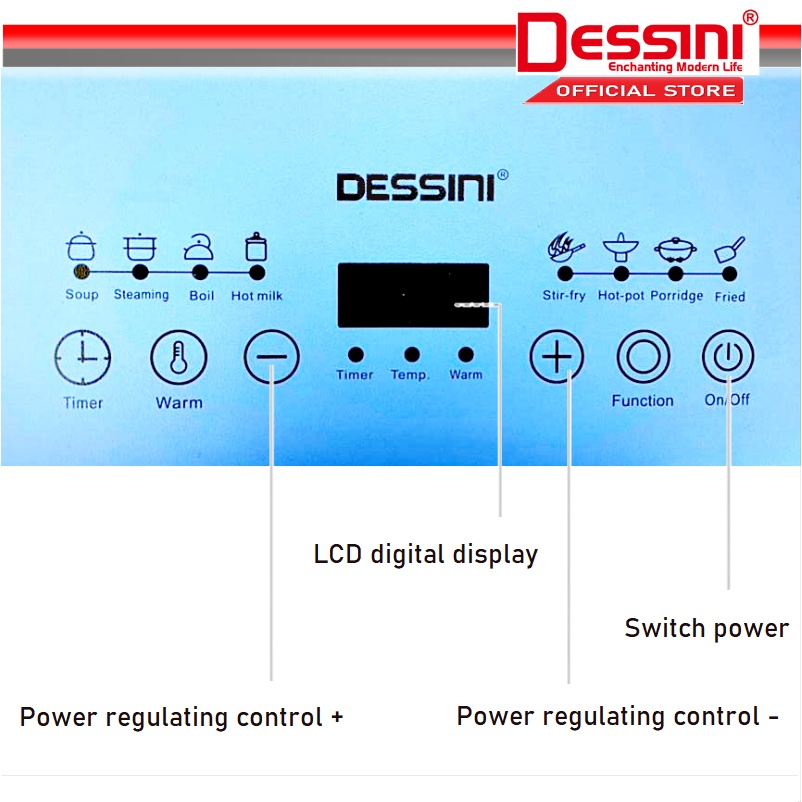 Dessini DS-IC-299 Induction Cooker - Image 4