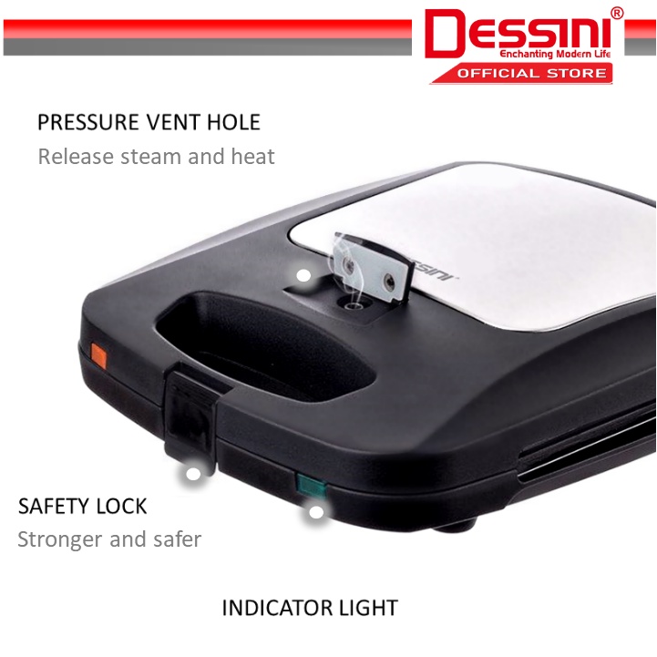 Dessini DS-316 Sandwich Maker - Image 3