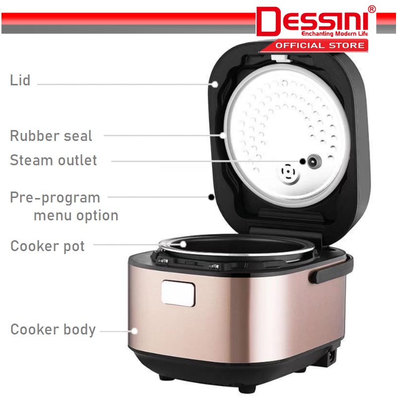 Dessini DS-375 Rice Cooker - Image 3