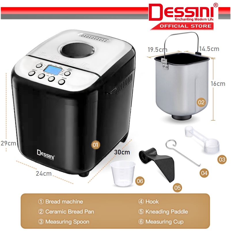 Dessini BM11 Bread Maker - Image 2