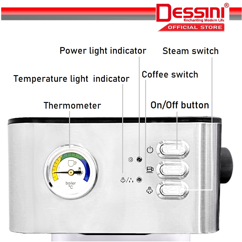 Dessini DS-5305 Coffee Maker - Image 3