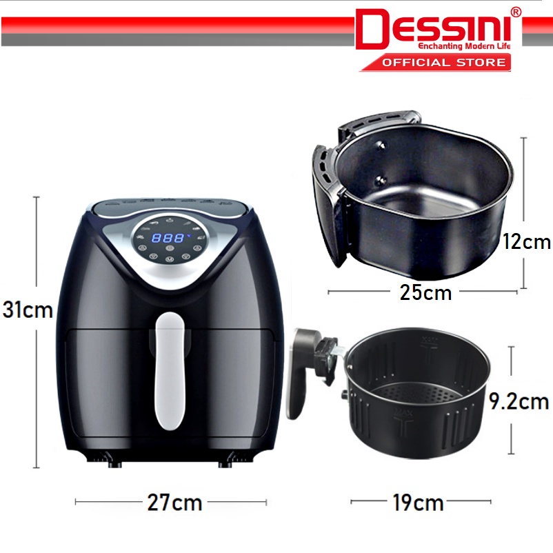 Dessini KS-26D Air Fryer - Image 2