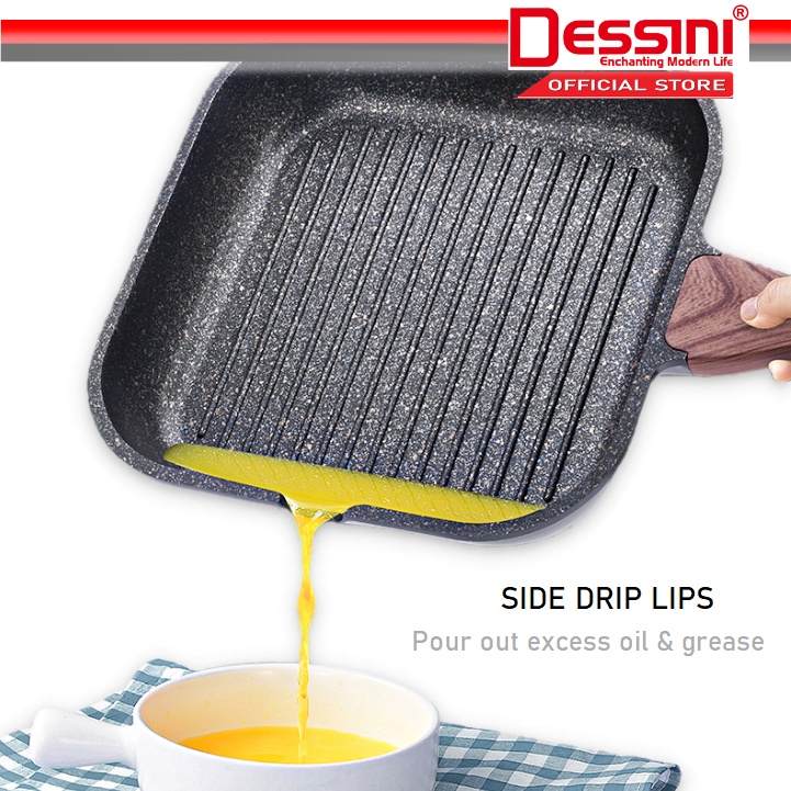 Dessini NSP-28 Natural Stone Grill Pan - Image 4