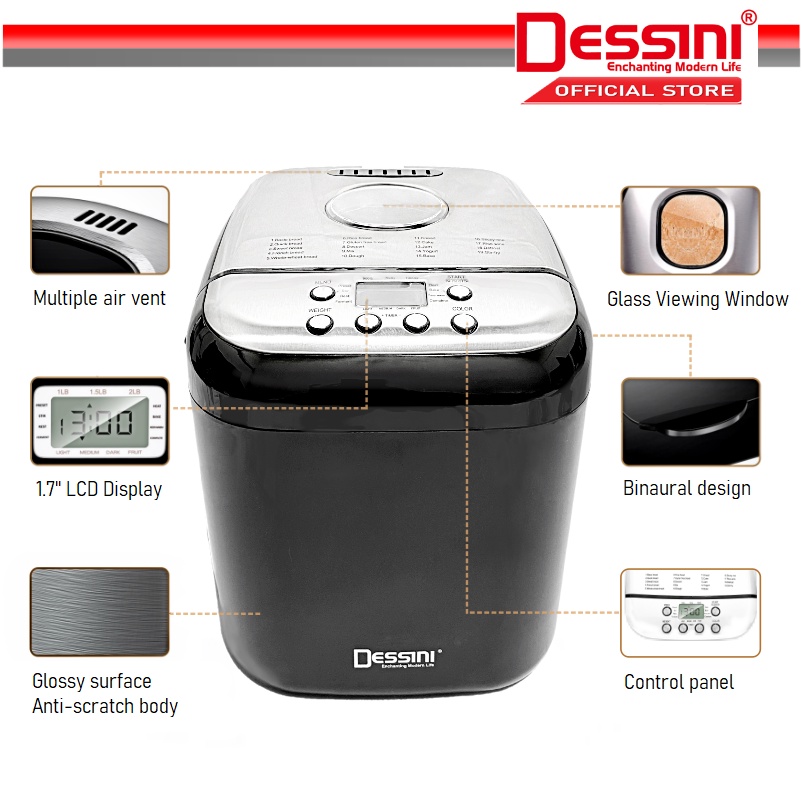 Dessini BM11 Bread Maker - Image 4