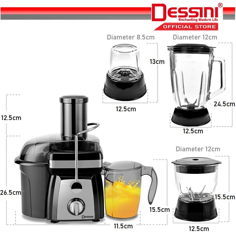 Dessini DS-299G Juicer - Imej 2