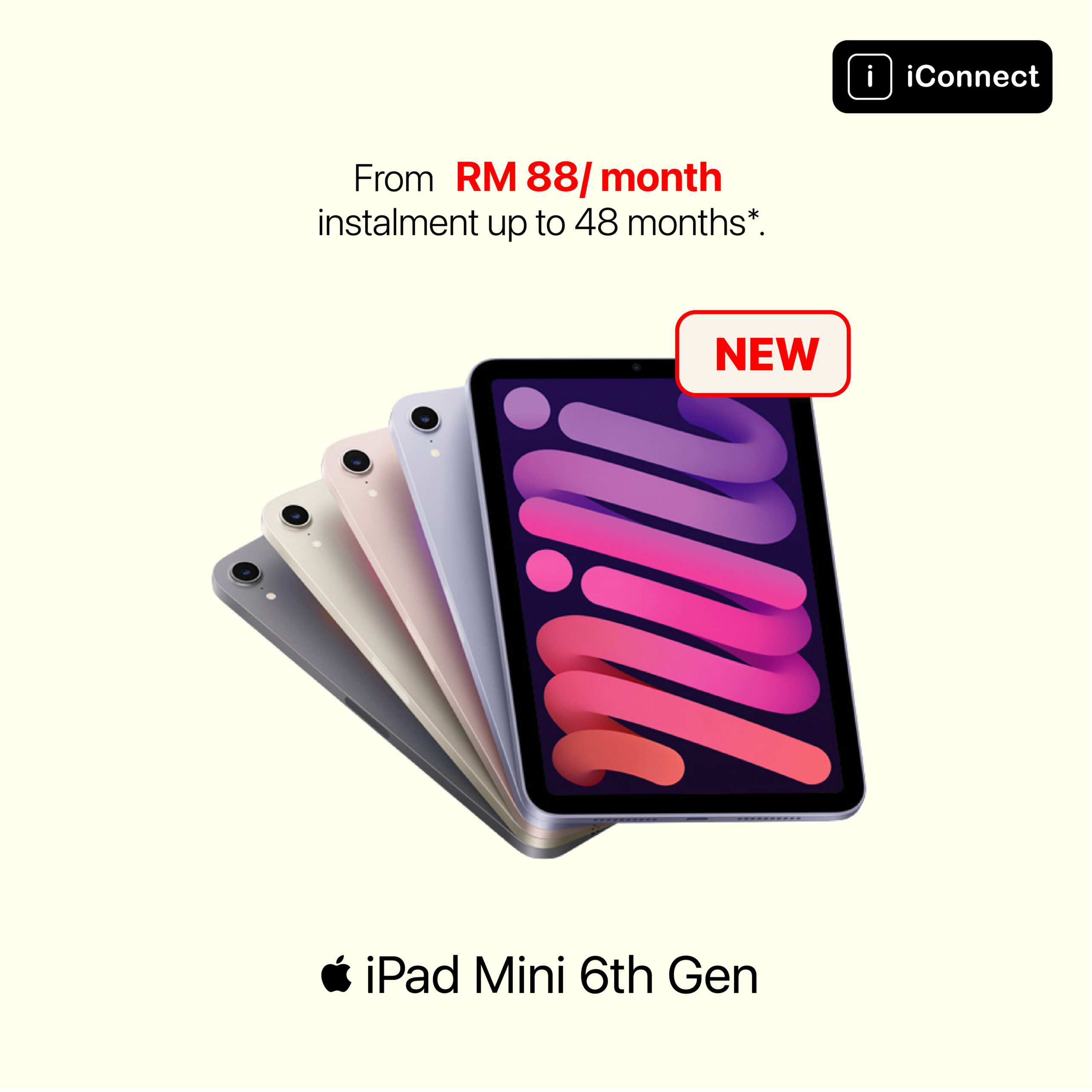 iPad mini - 64GB | 256GB (Wi-fi / Wi-fi + Cellular)