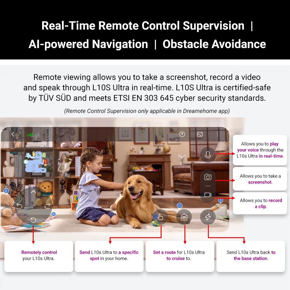 Dreame Bot L10s Ultra Smart Robot Vacuum & Mop - 2 YEARS WARRANTY - Image 4