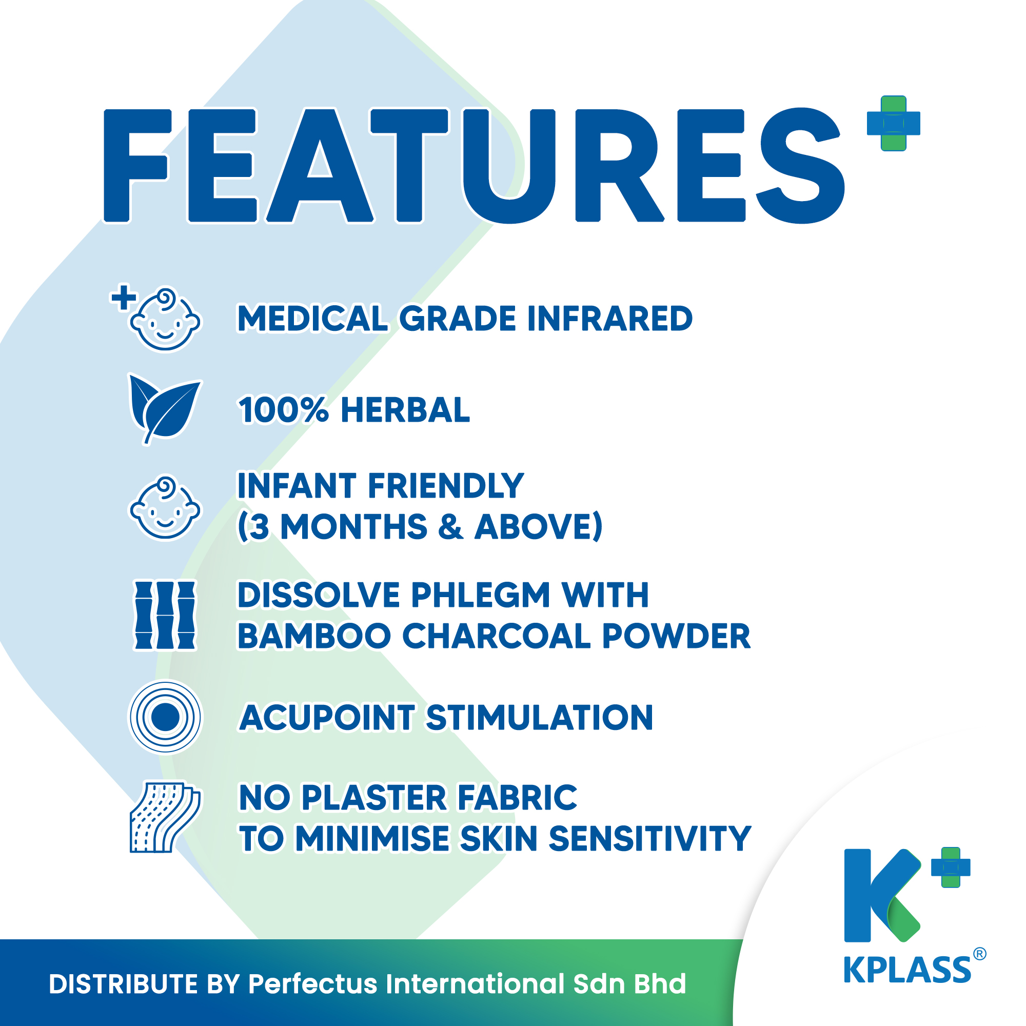 Kplass Cough Relief Patch 3s | Sore Throat Symptom Relief - Image 3