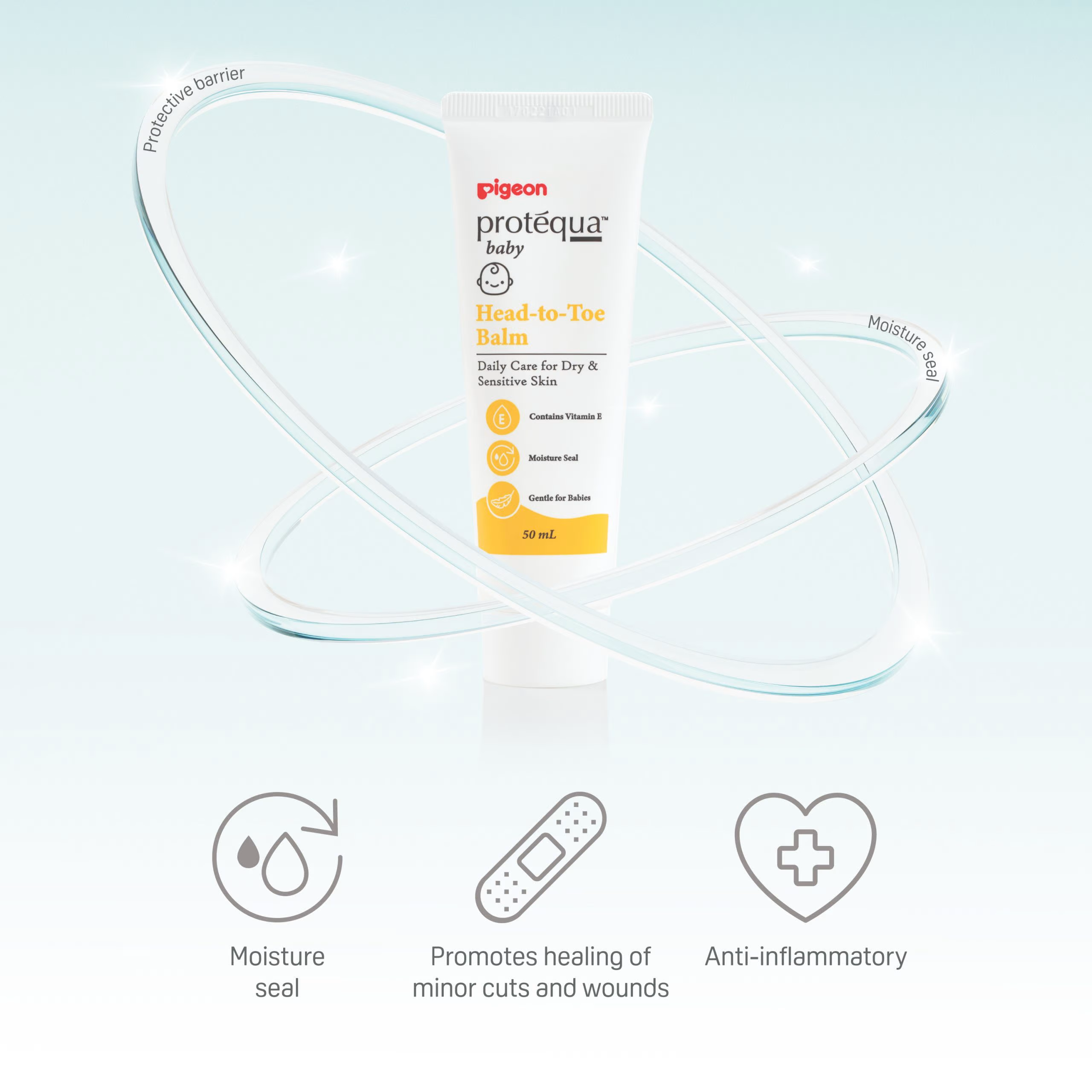 PIGEON NATURAL HEAD TO TOE BALM PROTEQUE 50ML - Image 5