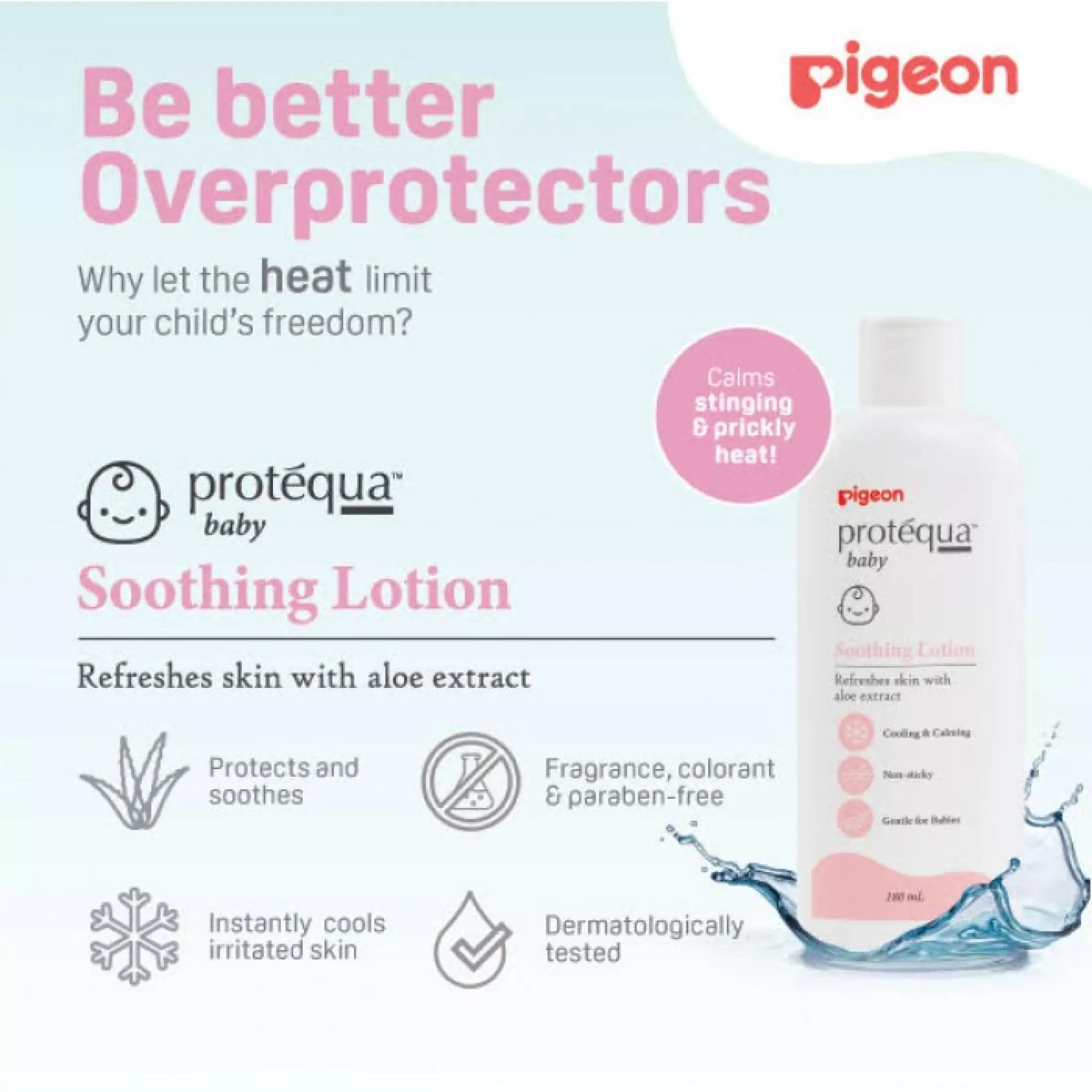 PIGEON SOOTHING LOTION PROTEQUA 180ML - Image 3
