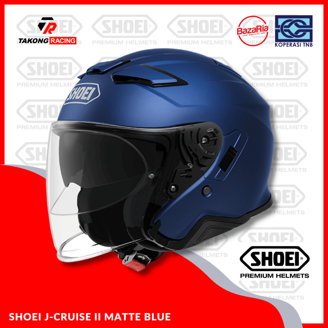 SHOEI J-CRUISE II MATTE BLUE