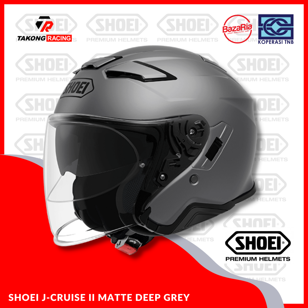 SHOEI J-CRUISE II MATTE DEEP GREY