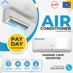 Hisense 1.0hp Wall Type Inverter R32