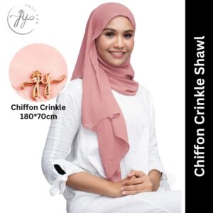 Just You Chiffon Crinkle Shawl