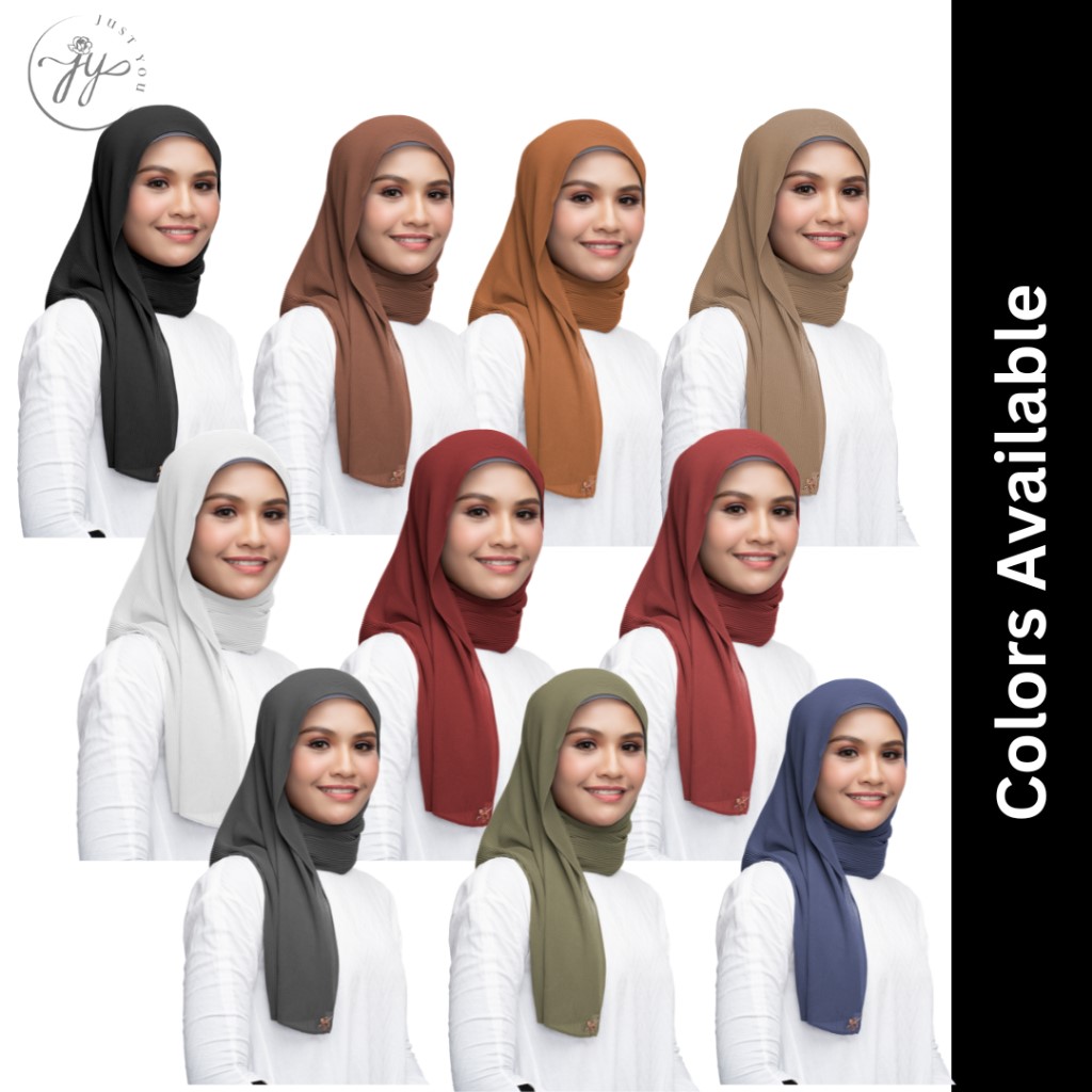 Just You Premium Chiffon Pleated Shawl {Heavy Pleated Shawl} - Image 3