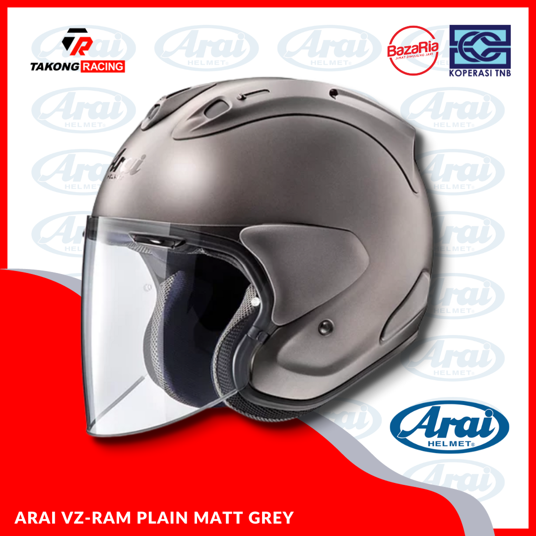 ARAI VZ-RAM PLAIN MATT GREY