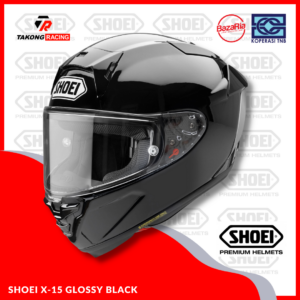 SHOEI X-15 GLOSSY BLACK