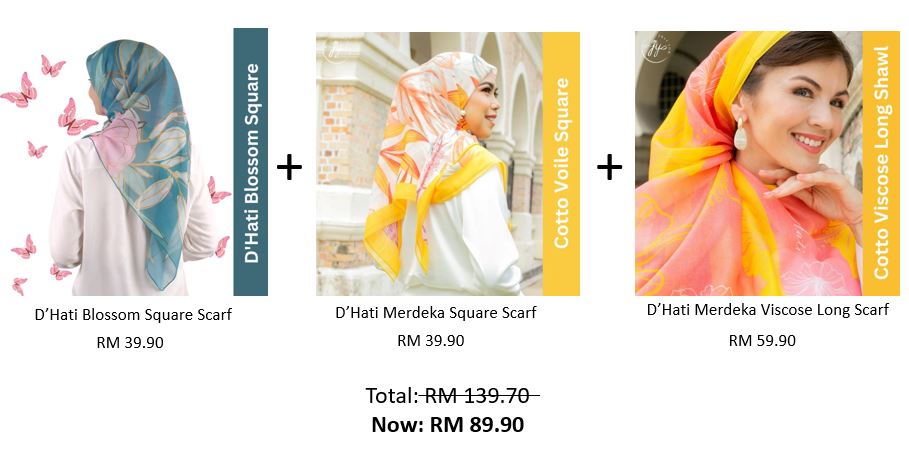 Just You (JY) Scarf Special Promotion