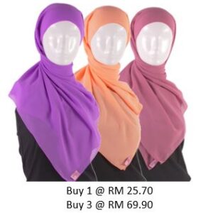 Just You d'Hati Basic Chiffon Shawl - d'Hati Collection (Chiffon Shawl)