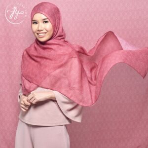 Just You Monogram Pinktober Square Scarf - Pink Collection (Square)