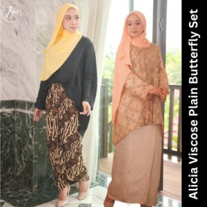 Just You Alicia Viscose Plain Butterfly Top l Pario Instant