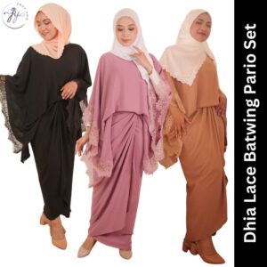 Just You Dhia Lace Batwing Pario Sete