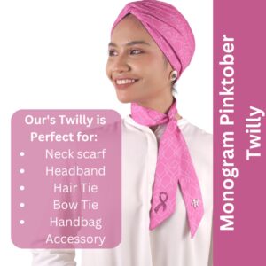Just You Monogram Pinktober Twilly - Pink Collection